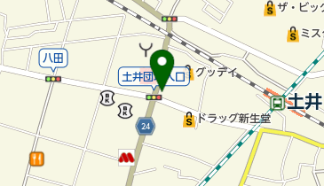 ホームケアクリニックの地図画像