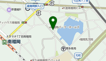 福岡市役所 こども未来局関係機関等 博多区博多南子どもプラザの地図画像