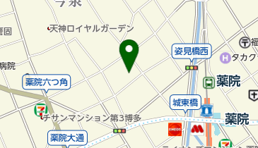株式会社サンカクヤ・トライアム 薬院店の地図画像