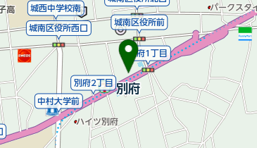 タカラ薬局 別府の地図画像