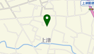 上津公民分館の地図画像