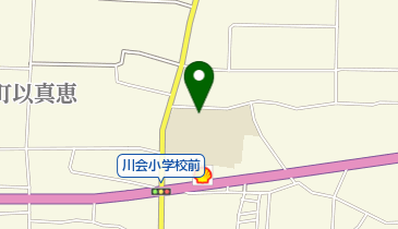 久留米市 川会校区学童保育所の地図画像