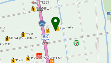 美容ピュア穂波店の地図画像