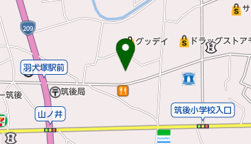 サニーちくご店の地図画像