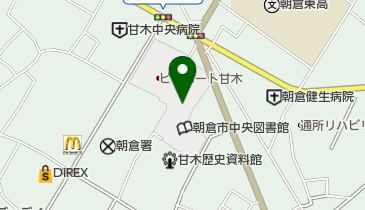 ピーポート甘木の地図画像