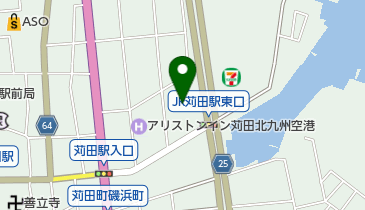 苅田青果市場の地図画像