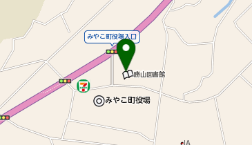 みやこ町役場 本庁 勝山教育係の地図画像