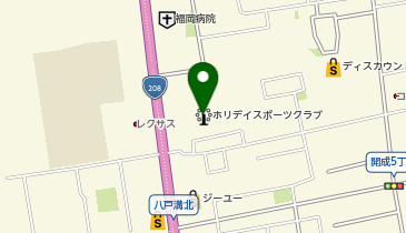 ホリデイスポーツクラブ佐賀の地図画像