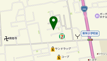 赤帽シマ運送の地図画像