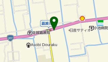 栗山酒店の地図画像