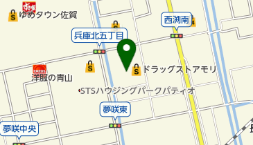 西海岸 佐賀店の地図画像