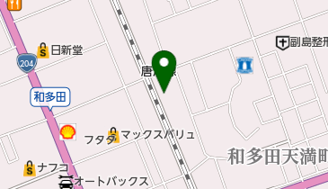 中小田電器商会の地図画像