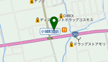 コスモ石油セルフピュア小城SSの地図画像