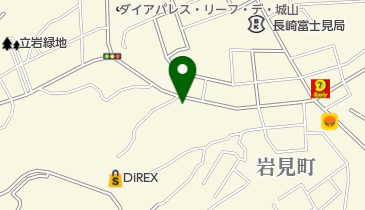 コインランドリーイワミの地図画像