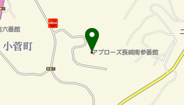 アプローズ長崎南参番館管理室の地図画像