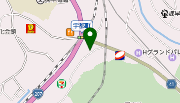 宇都薬局の地図画像