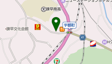 かわはら薬局宇都店の地図画像