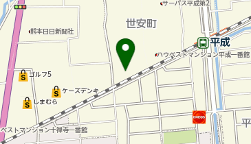 株式会社熊本日日新聞社 熊日物流販売の地図画像