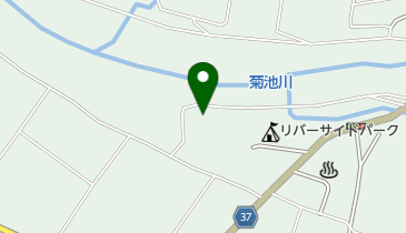 菊池市役所 木の研修交流施設の地図画像