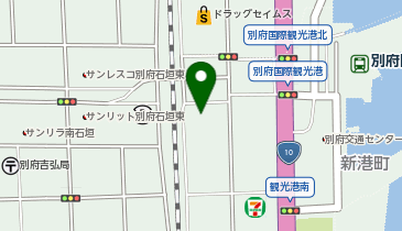 まつき釣具 別府本店の地図画像