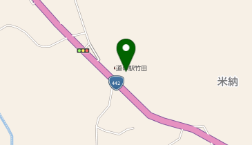 道の駅竹田水の国の農産物直売所の地図画像