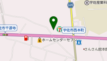 菊家宇佐店の地図画像
