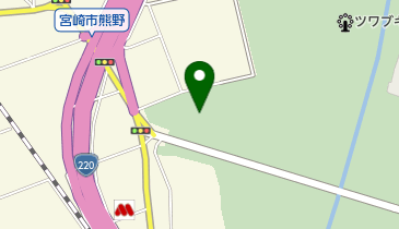 宮崎県庁 市内出先機関等 スポーツ指導センターの地図画像