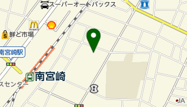 宮崎県農業会議の地図画像
