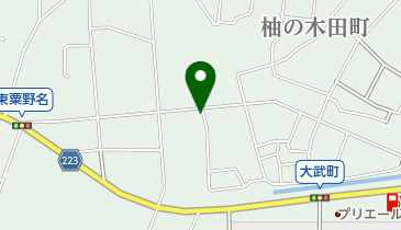 あけぼの理容の地図画像