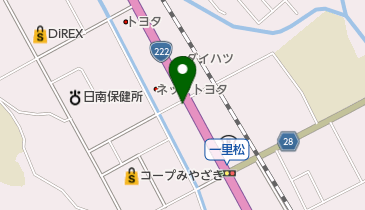 ヘアーメイクMOMOの地図画像