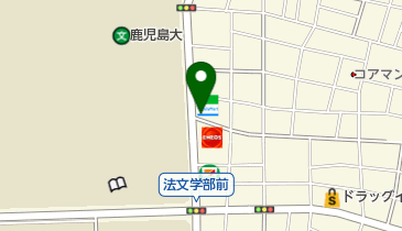 からあげ本舗 鹿大前店の地図画像
