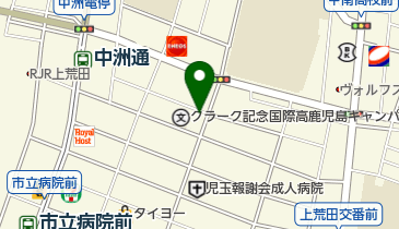 あらた動物病院の地図画像