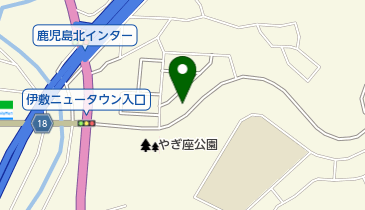 ひまわり動物病院の地図画像