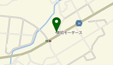 美初モータースの地図画像