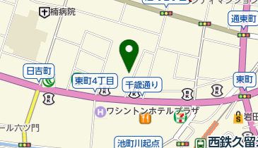 くるめ国際交流学院の地図画像