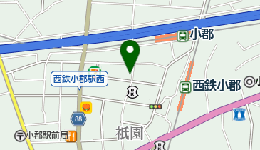 パティスリーミニョンの地図画像