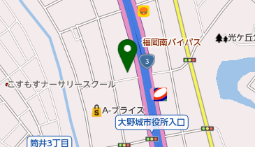 無法松大野城南バイパス店の地図画像