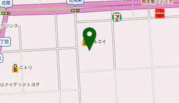 PBA熊本校の地図画像