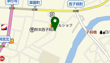 写真のハマヤ 子飼店の地図画像