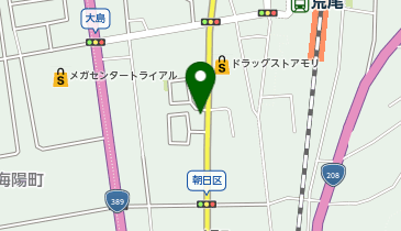 ポーラザビューティ荒尾店の地図画像