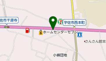 おしゃれな洗たく屋の地図画像