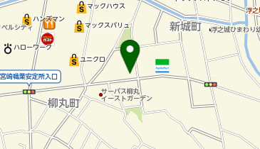 ヘアーブルーの地図画像