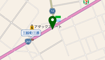 カワバタ自動車の地図画像