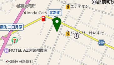 三鍋種苗店の地図画像