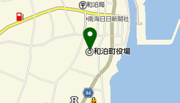 和泊町中央公民館の地図画像