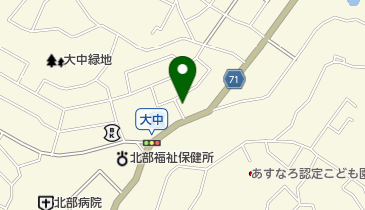 理髪屋の地図画像