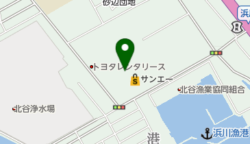 マルサンランドリーサンエーはまがわ店の地図画像
