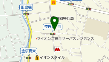 ささおか調剤薬局の地図画像