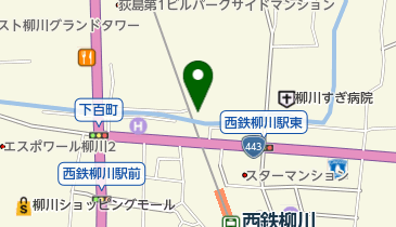 ダスキン柳川の地図画像