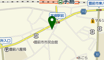 炭火焼・こうじの地図画像